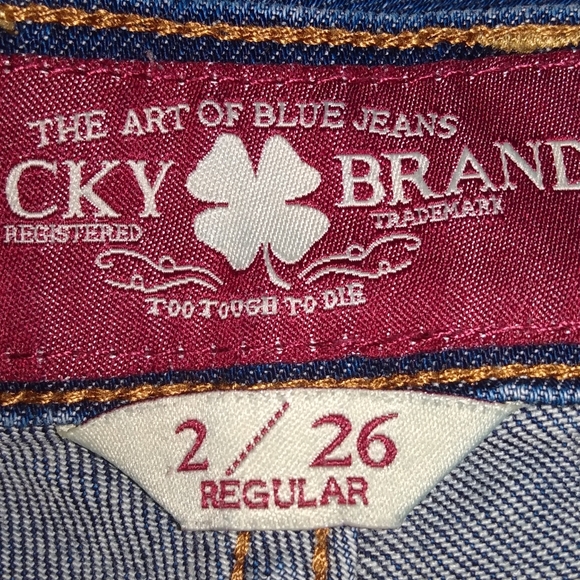 Lucky brand charlie skinny jeans 26 - Picture 5 of 5